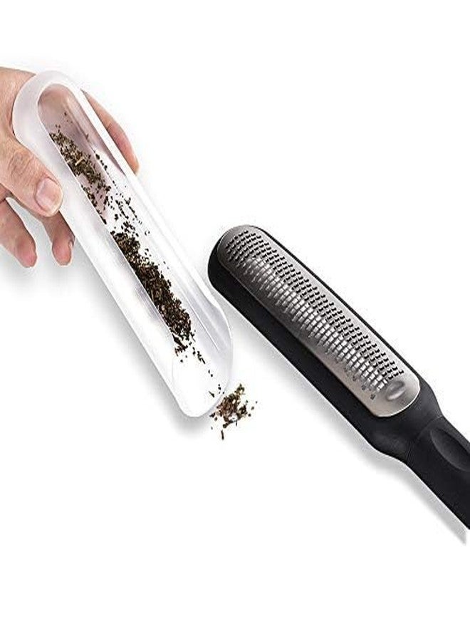 Bagonia Lemon Zester & Cheese Grater with Protective Cover And Peeler for kitchen - Premium Stainless Steel - A Sharp Kitchen Tool for Lemon, Ginger, Garlic, Nutmeg, Chocolate, Vegetables, Fruits, Dishwasher Safe, Black - Image 5